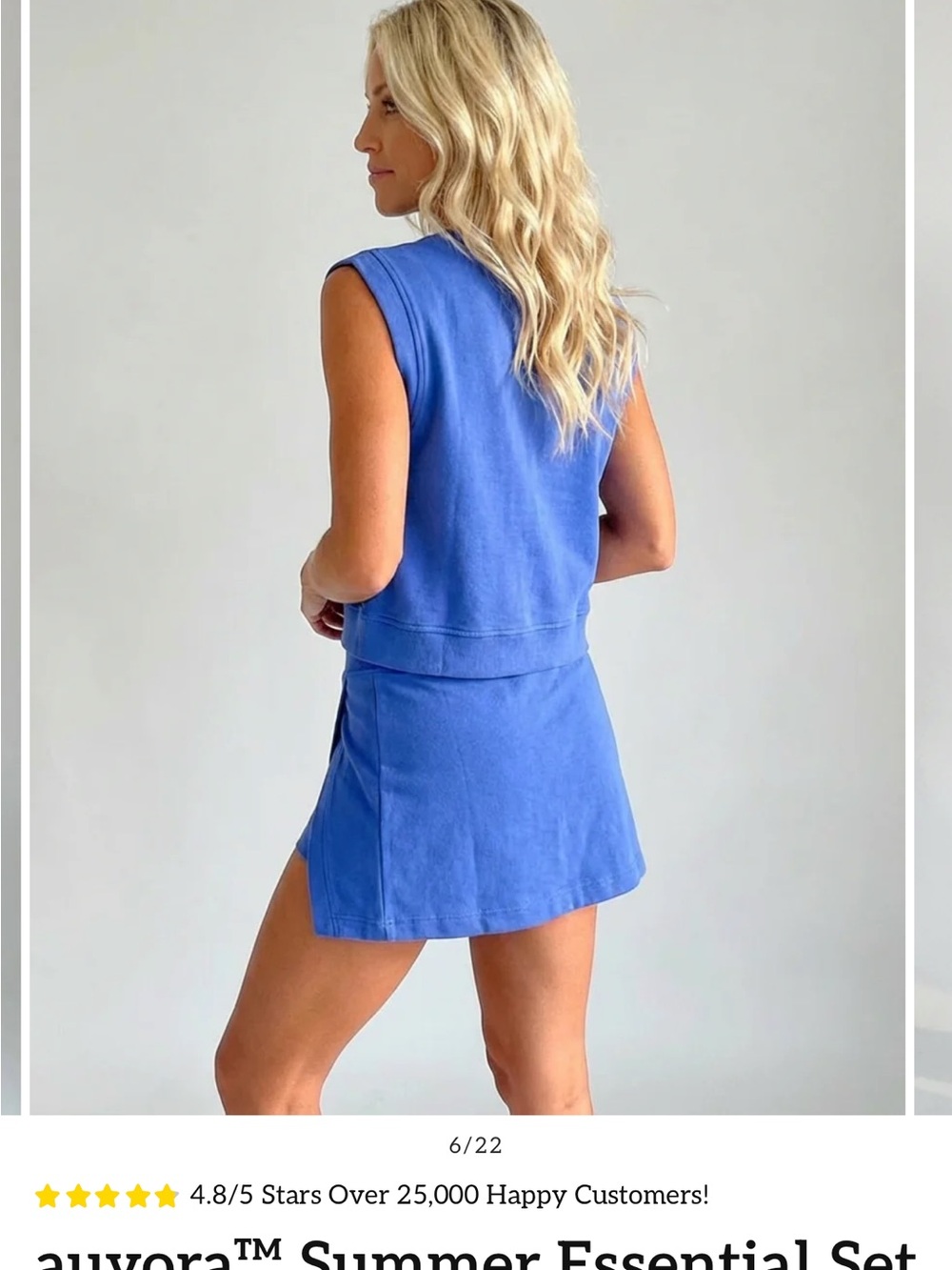 Auvora Summer Essential Set in Klein Blue - Picture 3 of 6